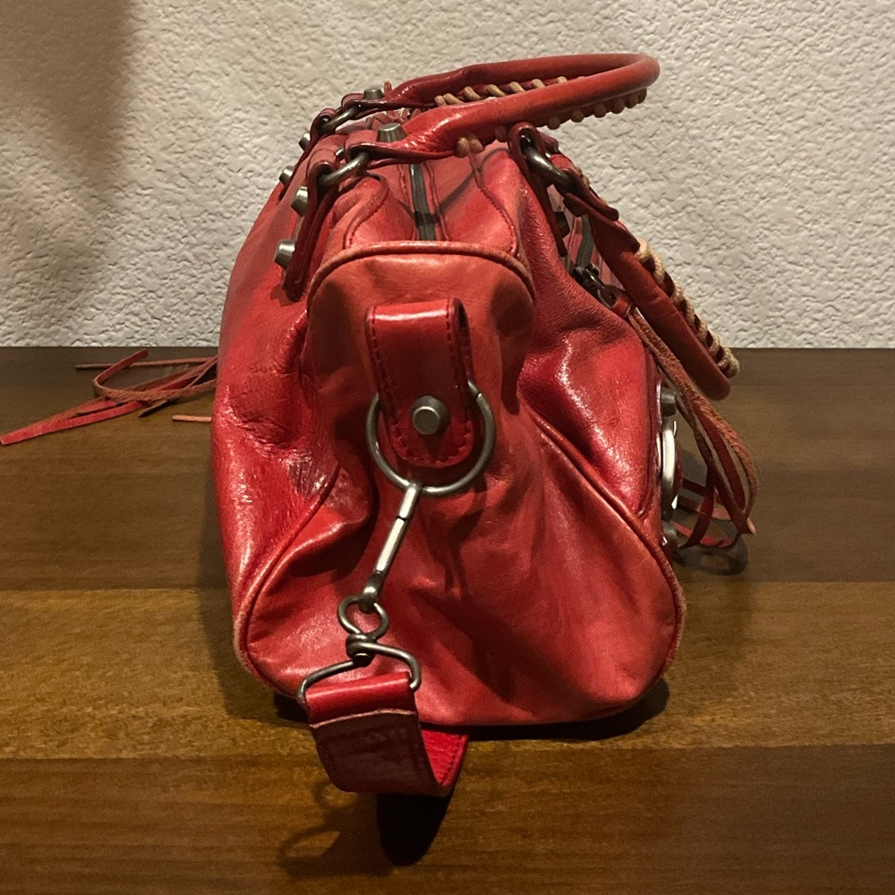 BALENCIAGA Lambskin Leather Small City Twiggy Bag - Picture 7 of 13